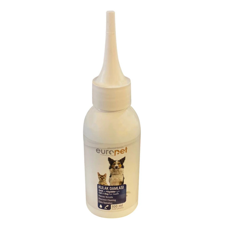 قطره گوش حیوانات یوروپت Europet Ear Drop حجم 100 میلی لیتر